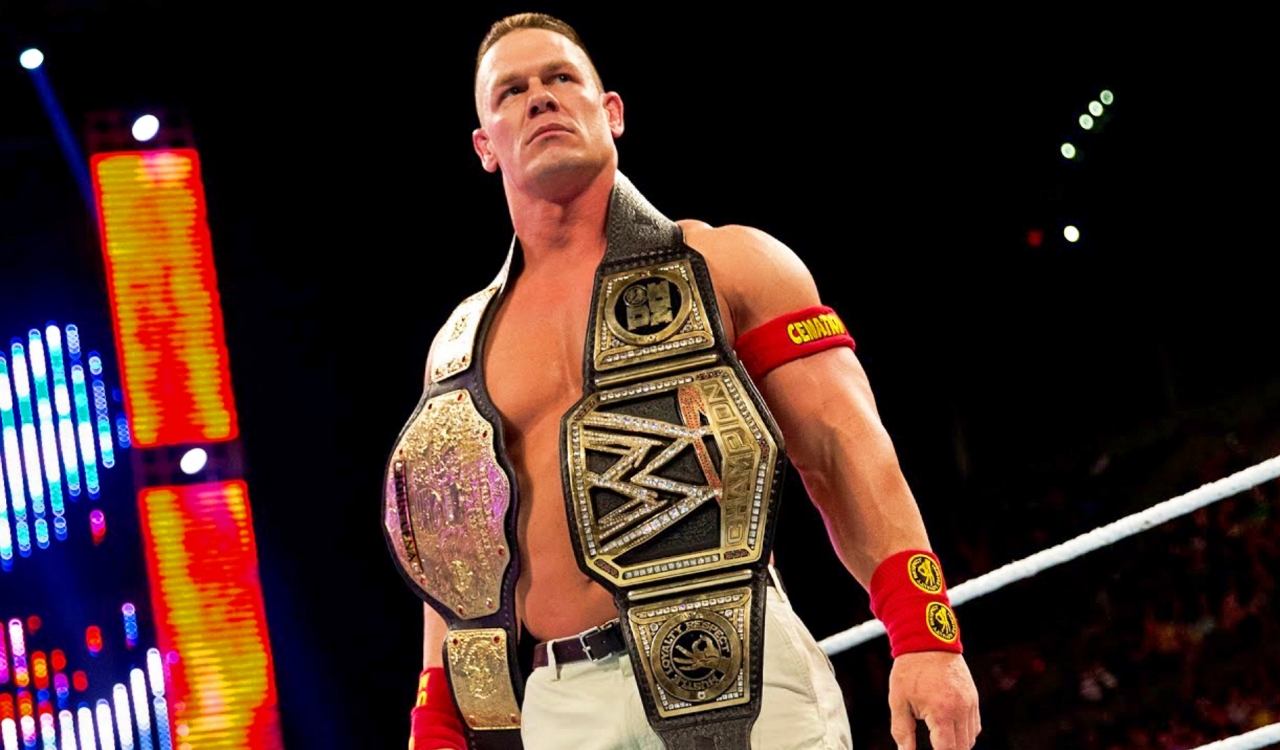 John Cena WWE World Titles